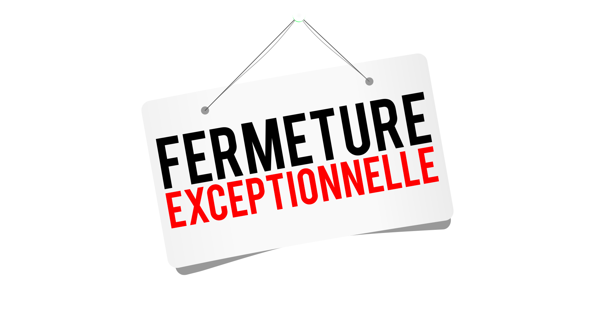 fermé