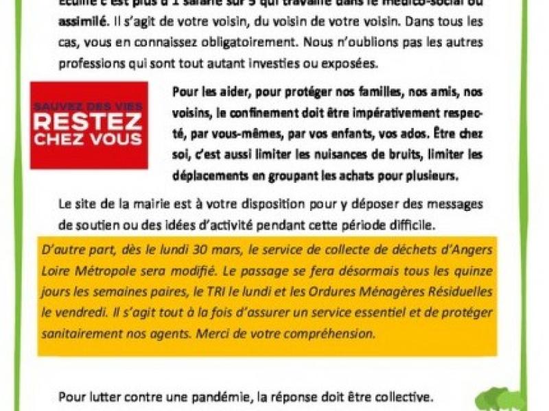 Mot aux habitants