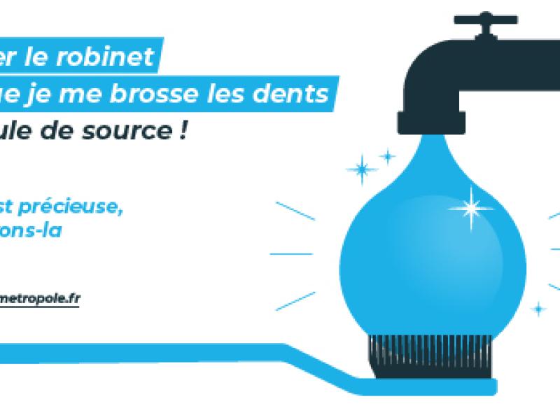 L’eau est précieuse, préservons-la.